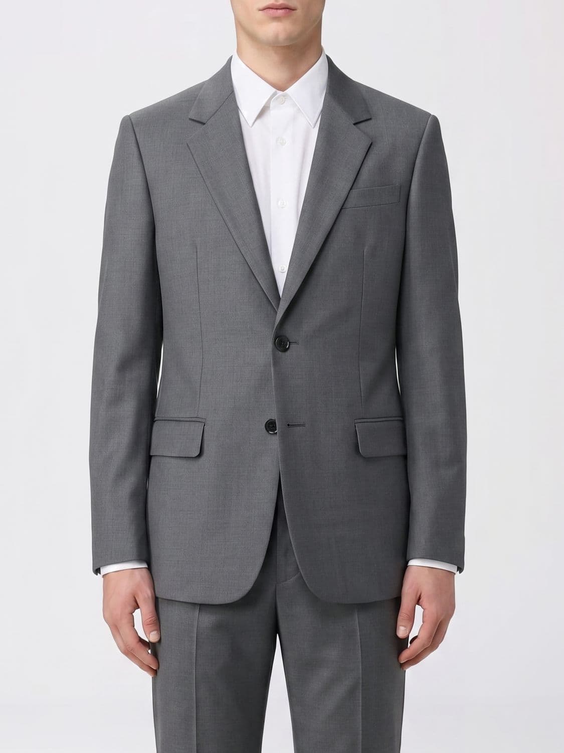 Valentino Garavani Single-Breasted Merino Wool Blazer with Lapel Collar