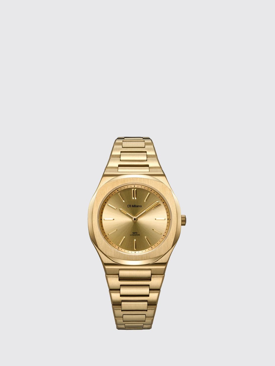 D1 Milano Ultra Thin Stainless Steel Watch with Anti-Reflective Sapphire Glass