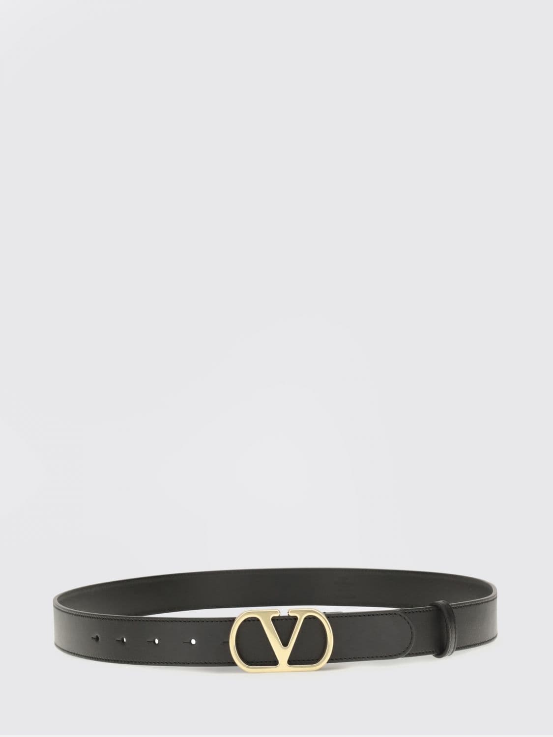 Valentino Garavani VLogo Signature Belt in Smooth Calfskin Leather