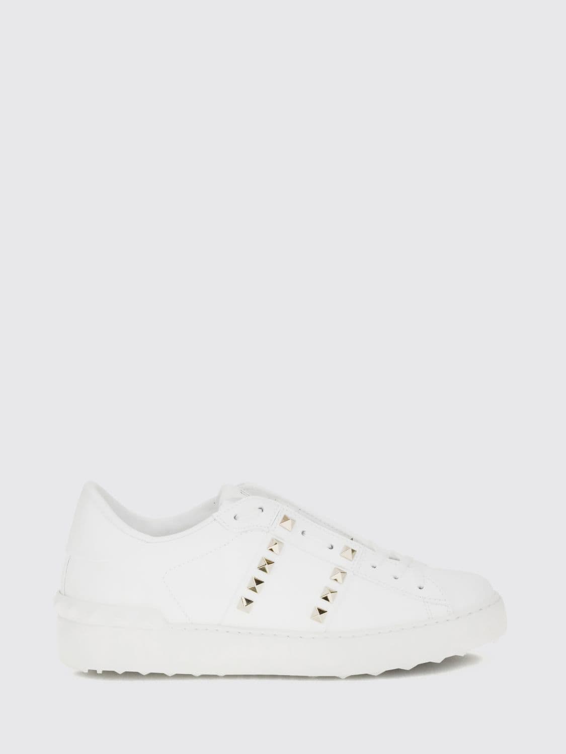 Valentino Garavani Rockstud Untitled Low-Top Trainers in Calf Leather with Studs