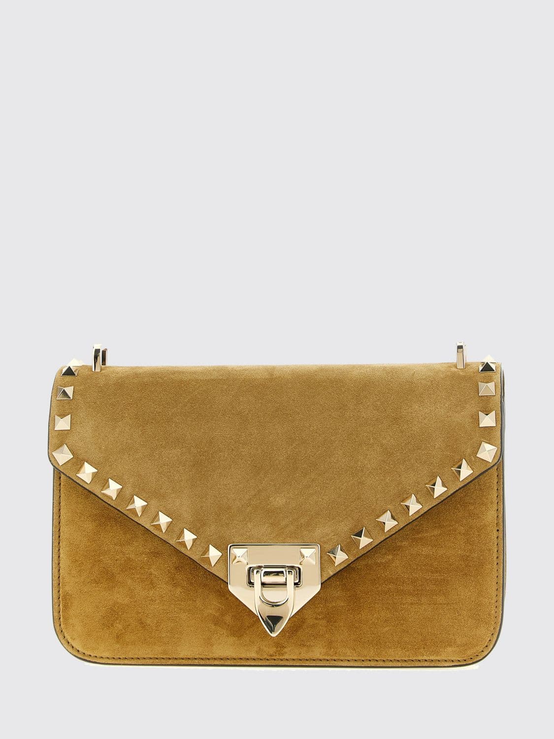 Valentino Garavani Rockstud Suede Mini Crossbody Bag with Studs