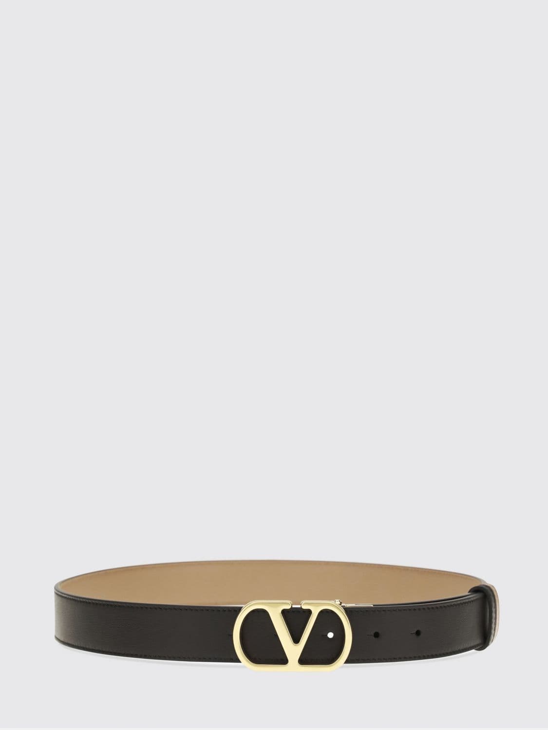 Valentino Garavani VLogo Signature Reversible Smooth Calf Leather Belt