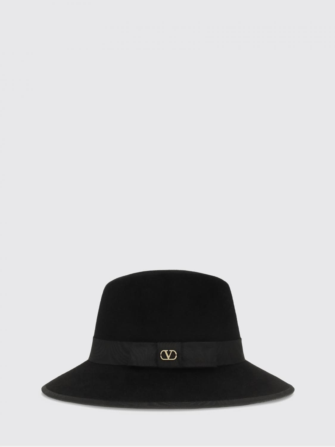 Valentino Garavani VLogo Signature Wide-Brim Wool Felt Panama Hat