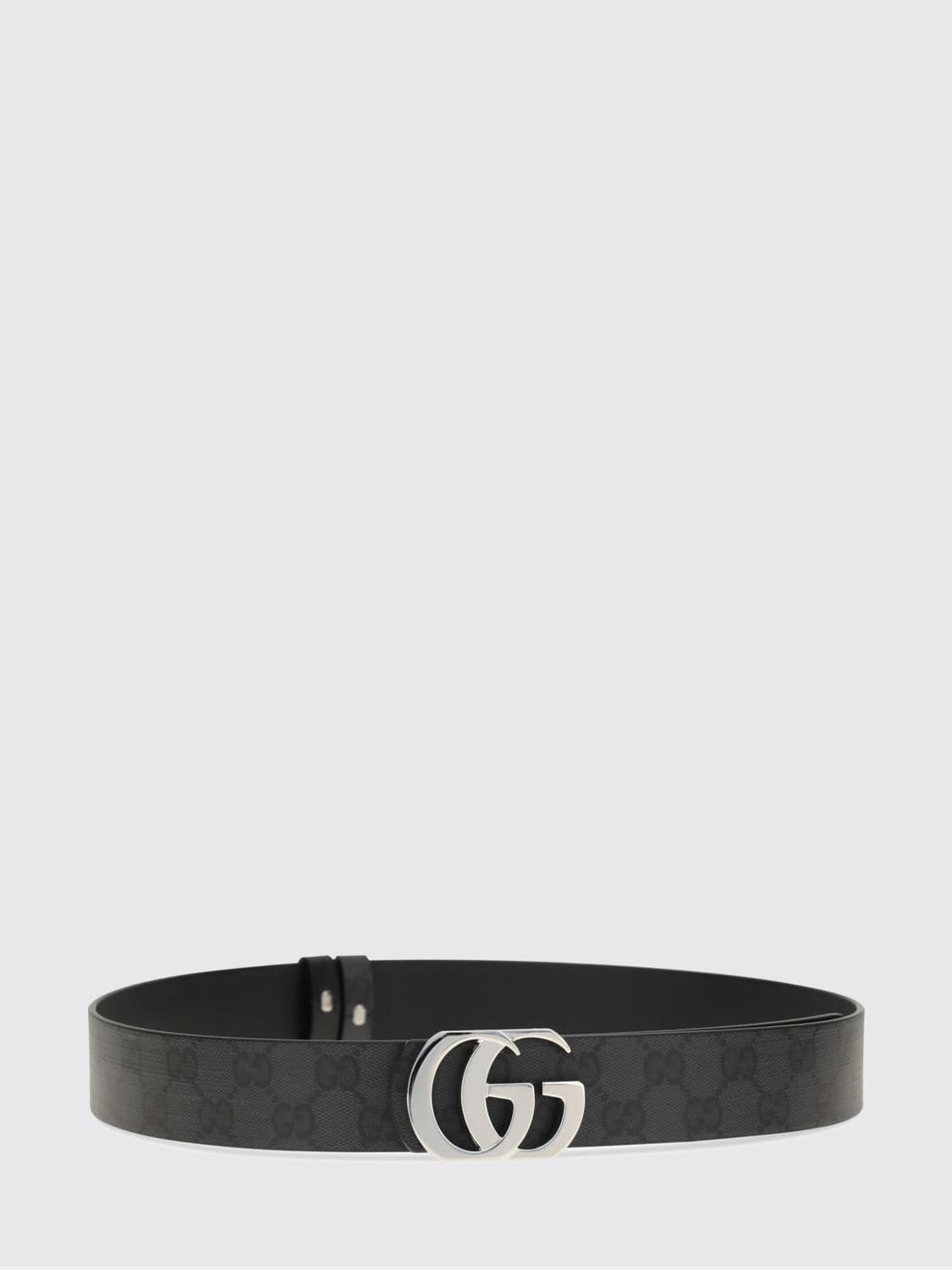 Gucci GG Marmont Reversible Monogram Cotton Canvas Belt