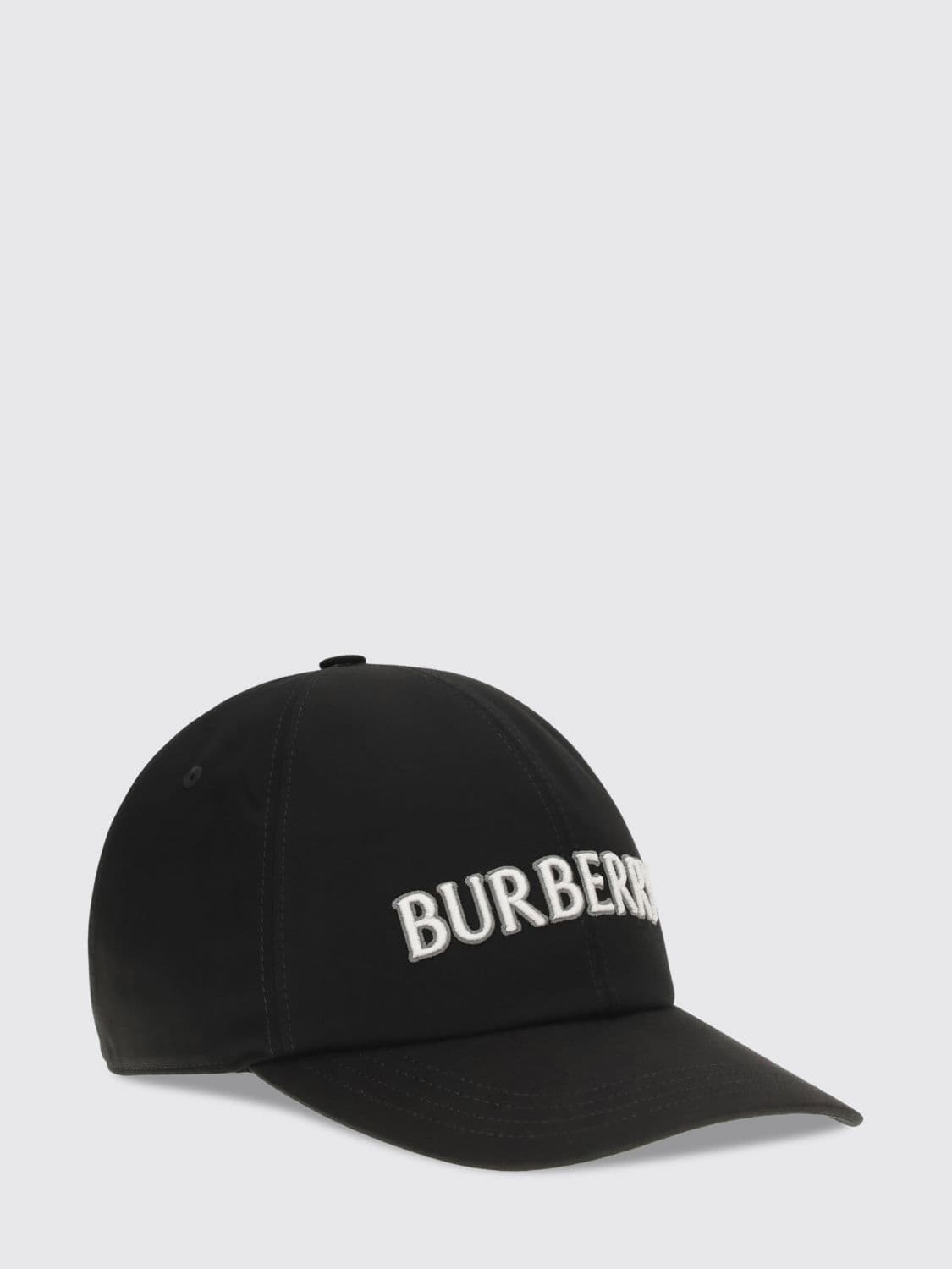 Burberry Cotton Baseball Cap with Contrasting Embroidered Logo