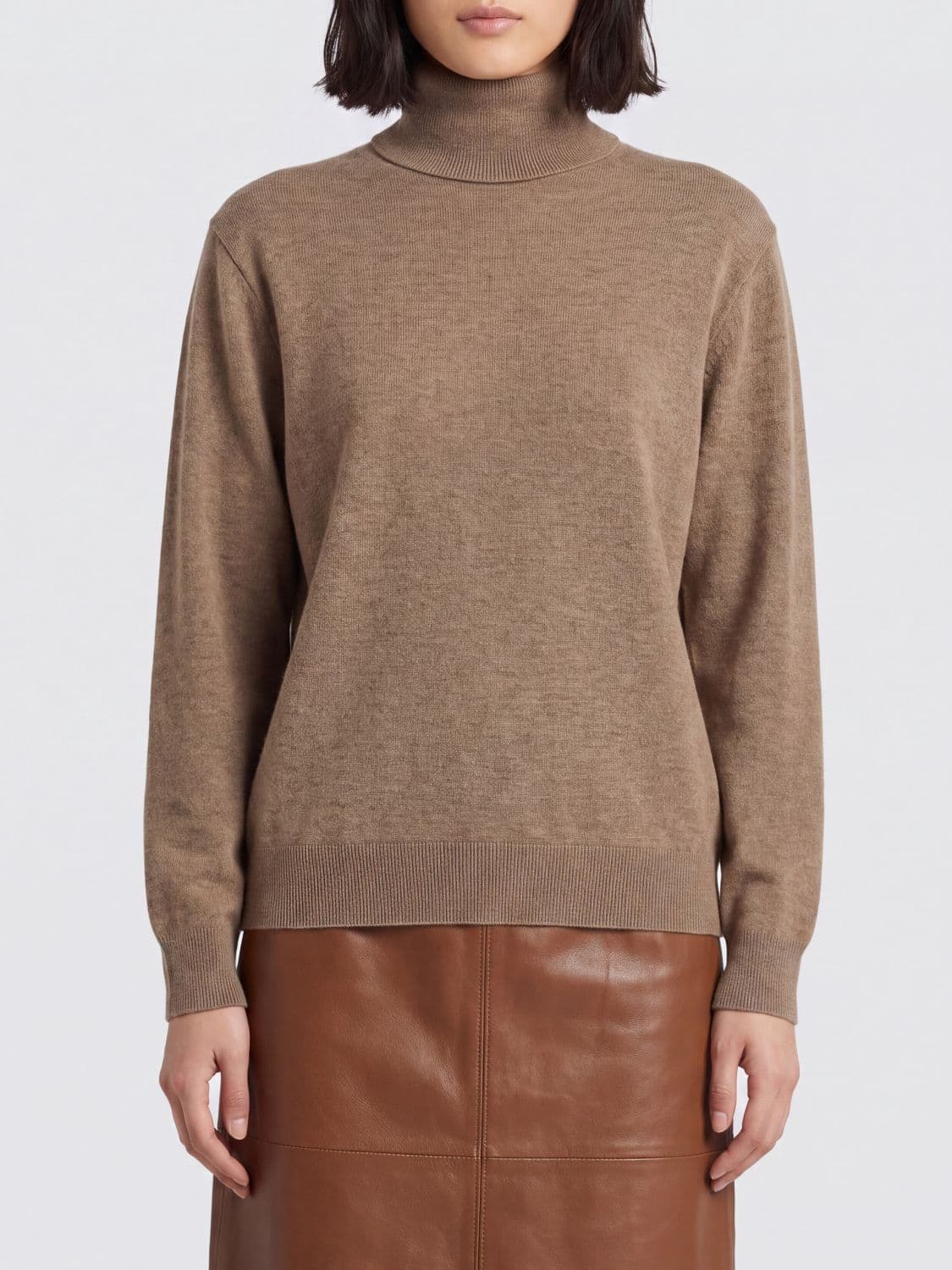 Brunello Cucinelli Slim Fit Pure Cashmere Turtleneck Jumper