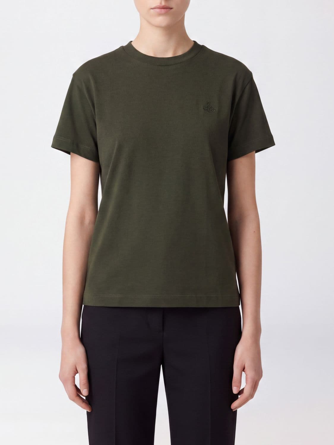 Jil Sander Set of Three Cotton T-Shirts with Embroidered Logo