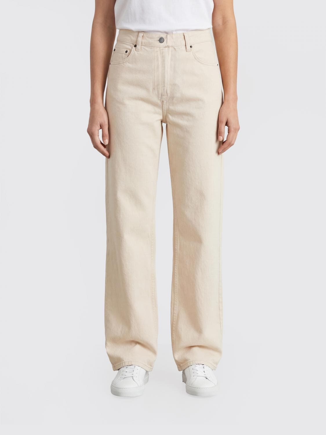 The Row Jeans Woman color Ecru