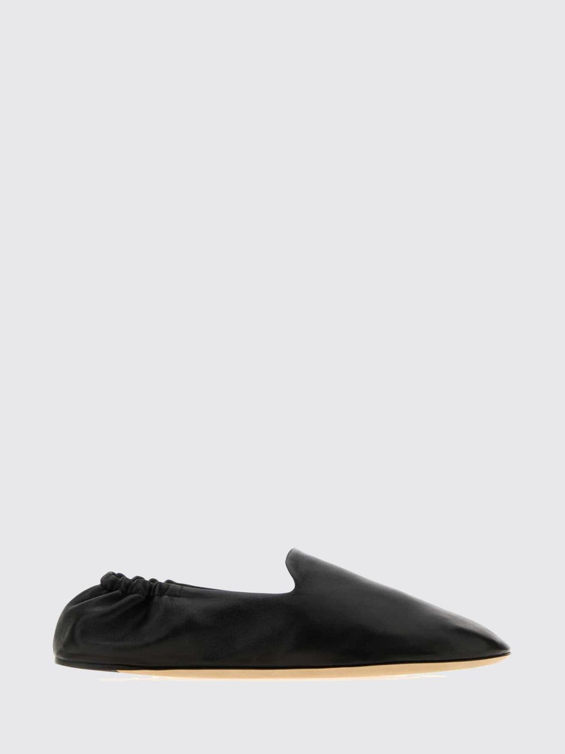 The Row Casa Lamb Nappa Loafers with Elasticated Heel