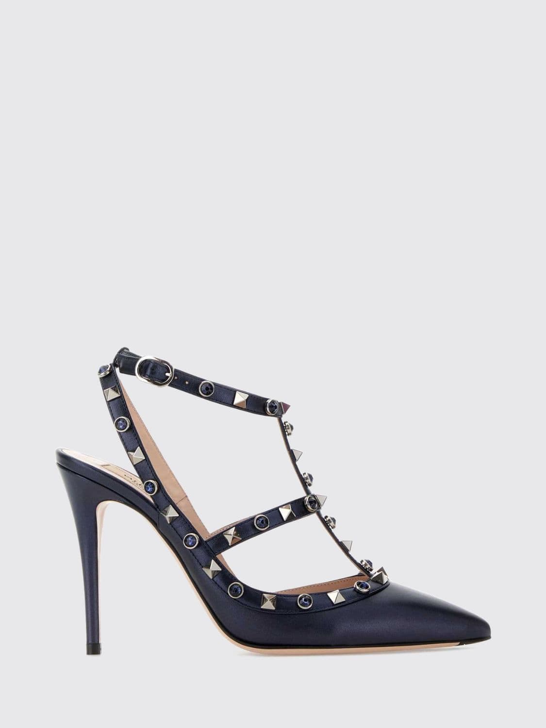 Valentino Garavani Rockstud Leather Slingback Pumps with 10cm Heel