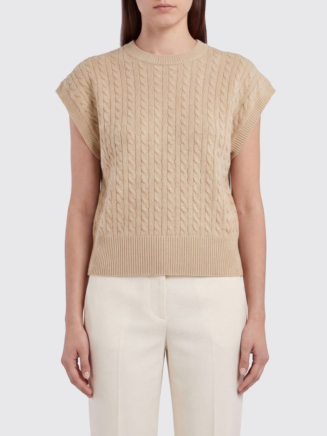 Brunello Cucinelli Cotton-Blend Crewneck Jumper with Dropped Shoulders · M