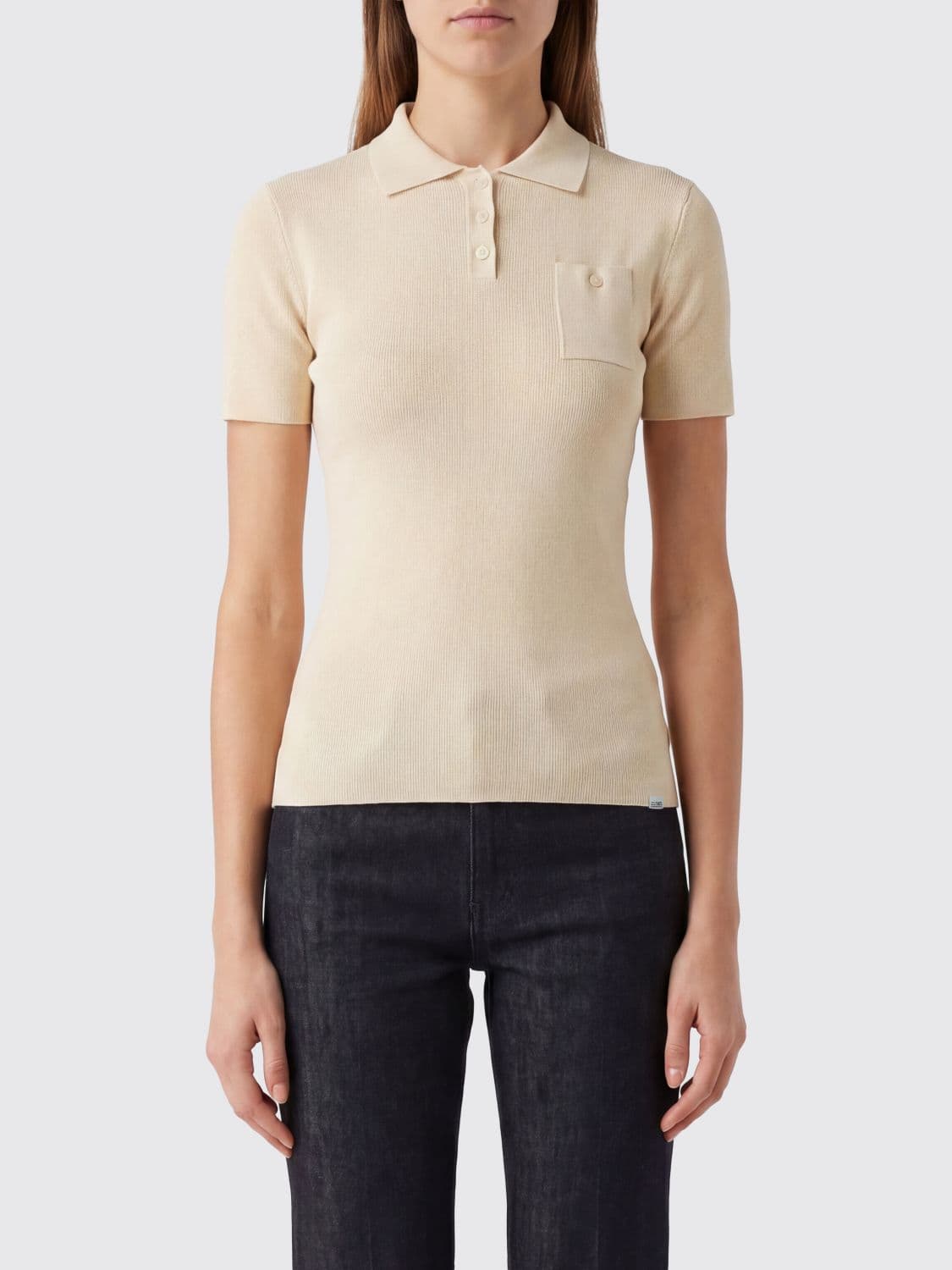 Mm6 Maison Margiela Polo Shirt Woman color White