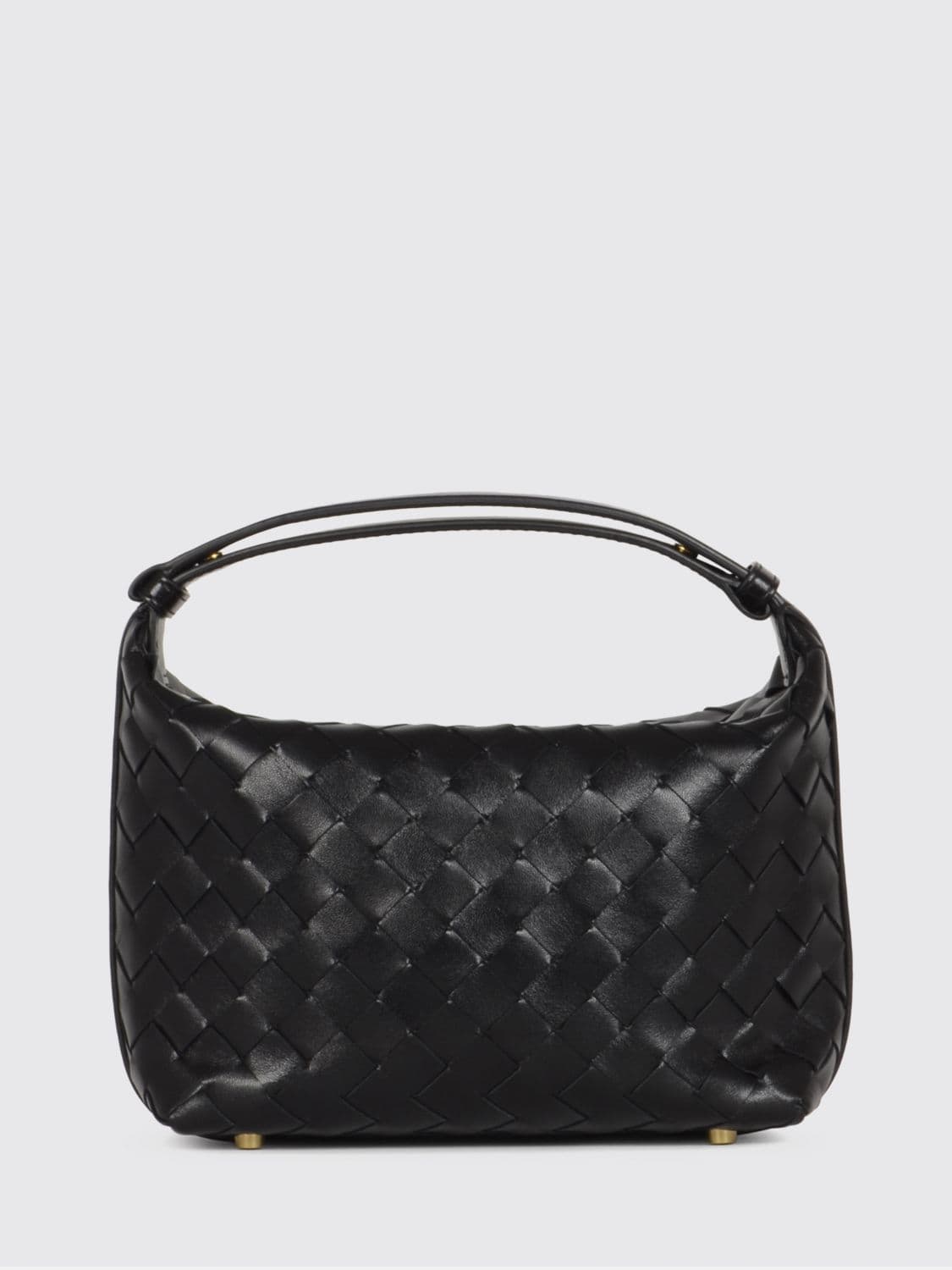 Bottega Veneta Wallace Mini Woven Calfskin Handbag