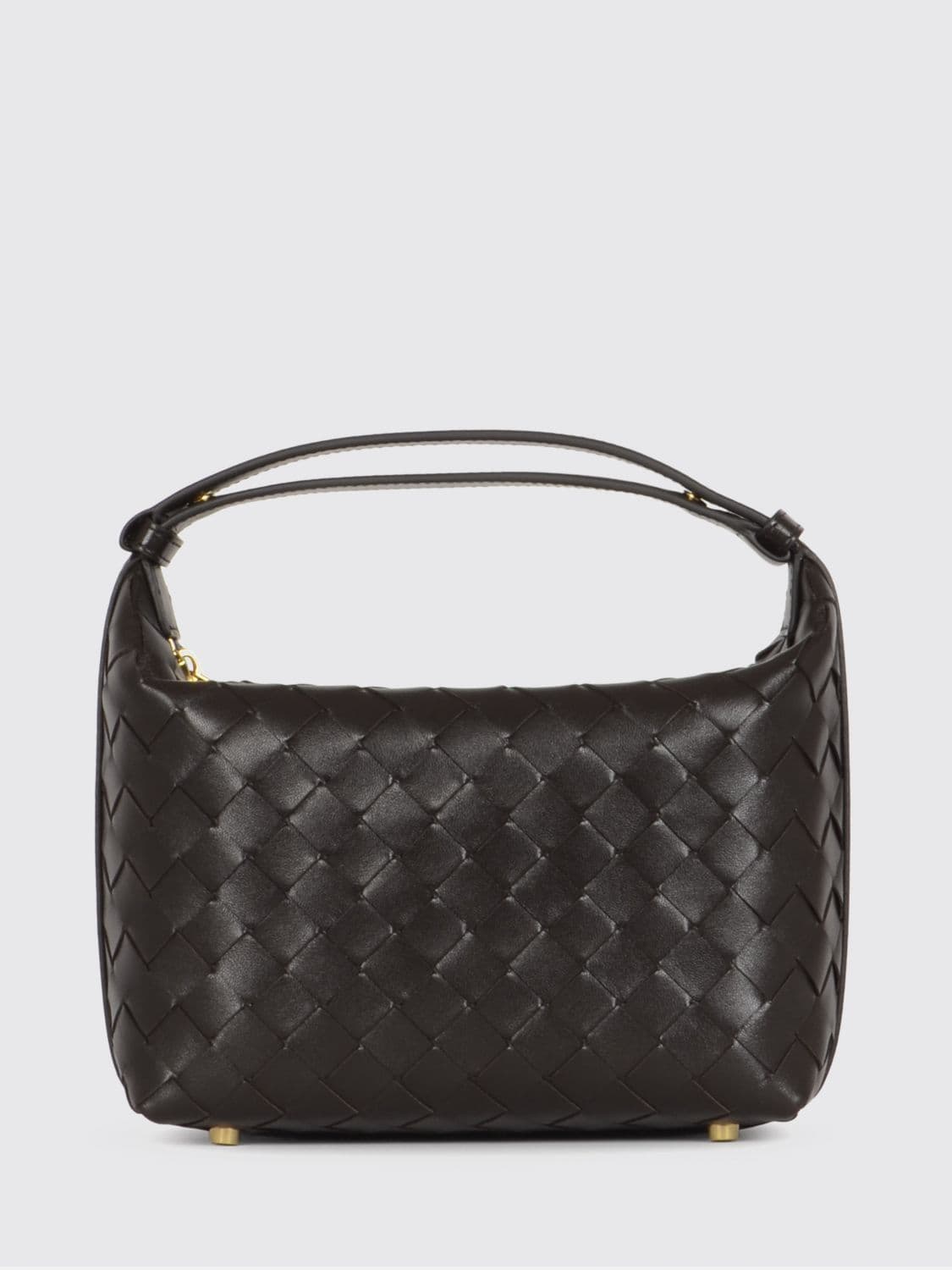 Bottega Veneta Wallace Mini Woven Calfskin Handbag