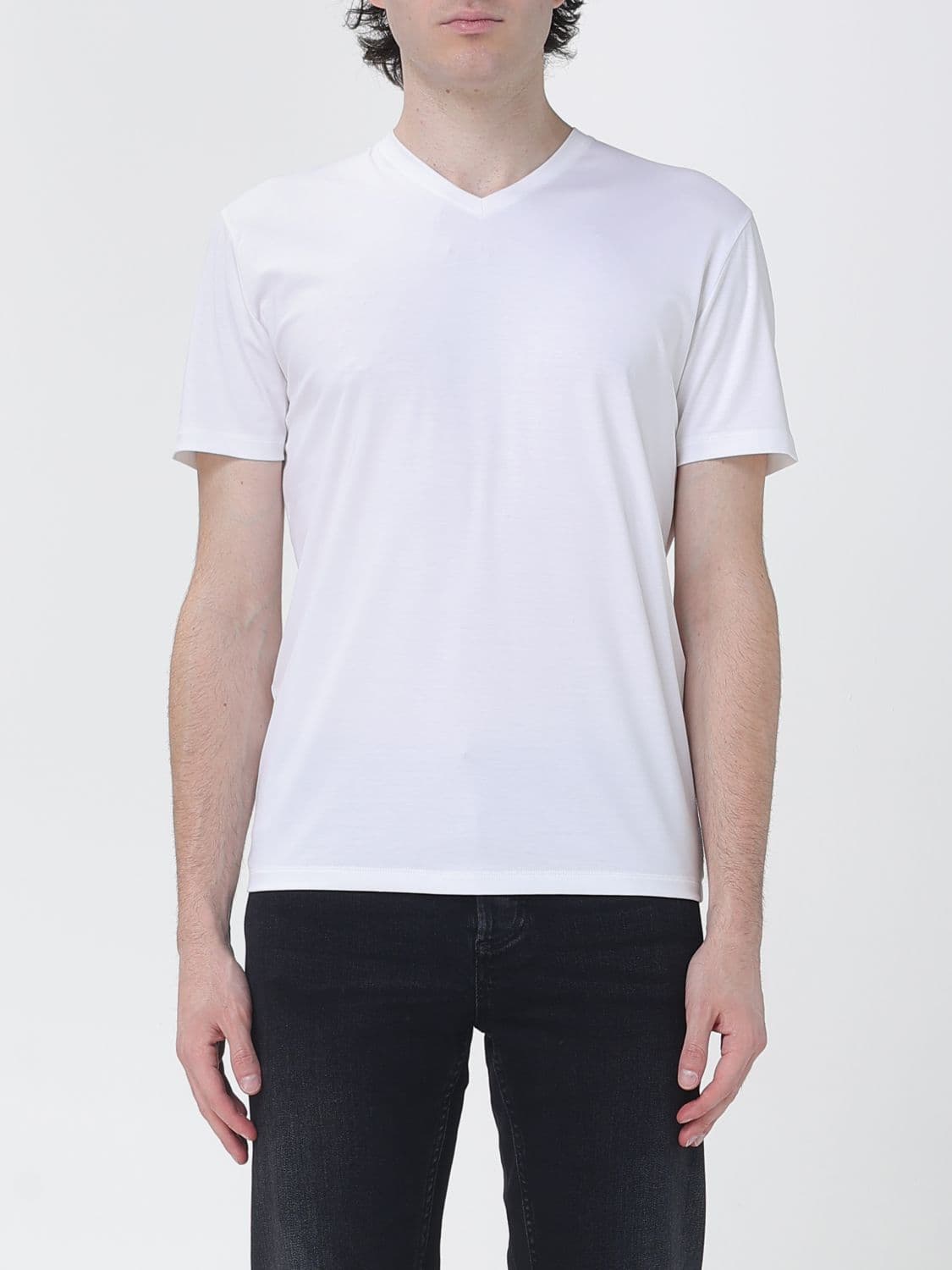 Gucci Slim-Fit Cotton V-Neck T-Shirt