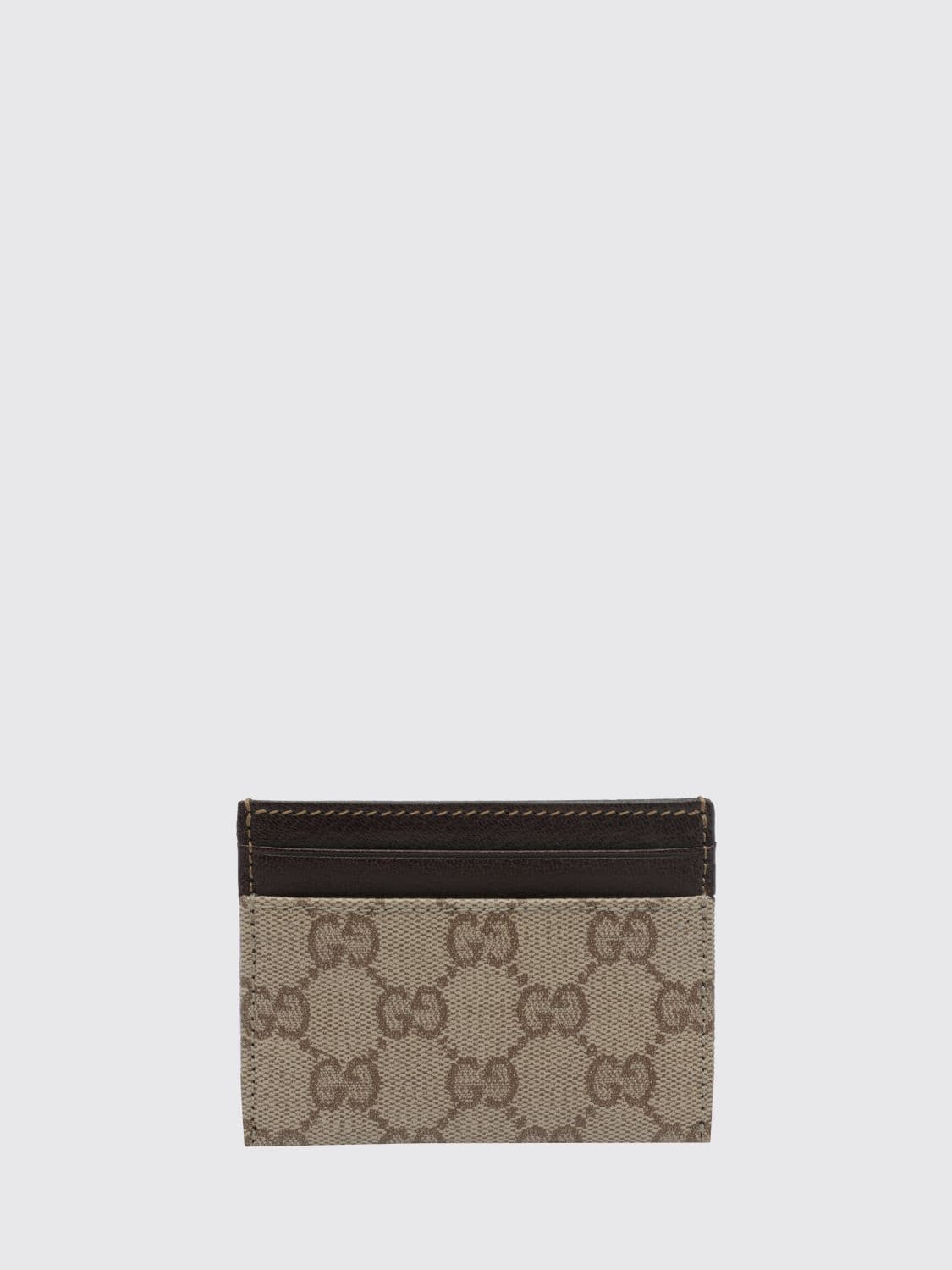 Gucci Essence GG Monogram Jacquard Fabric Flat Card Holder · OS