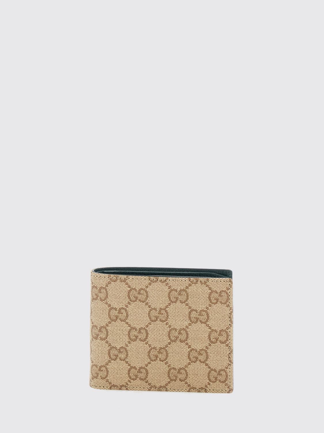 Gucci GG Supreme Fabric Bifold Wallet with Leather Interior · OS