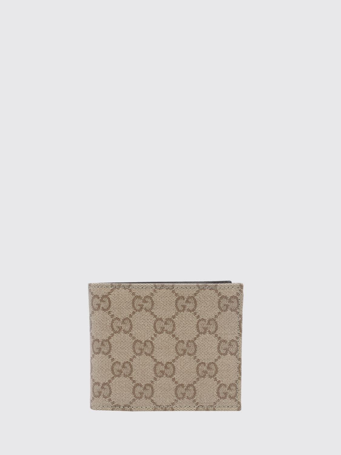 Gucci Bifold Wallet in GG Supreme Canvas with Leather Interior