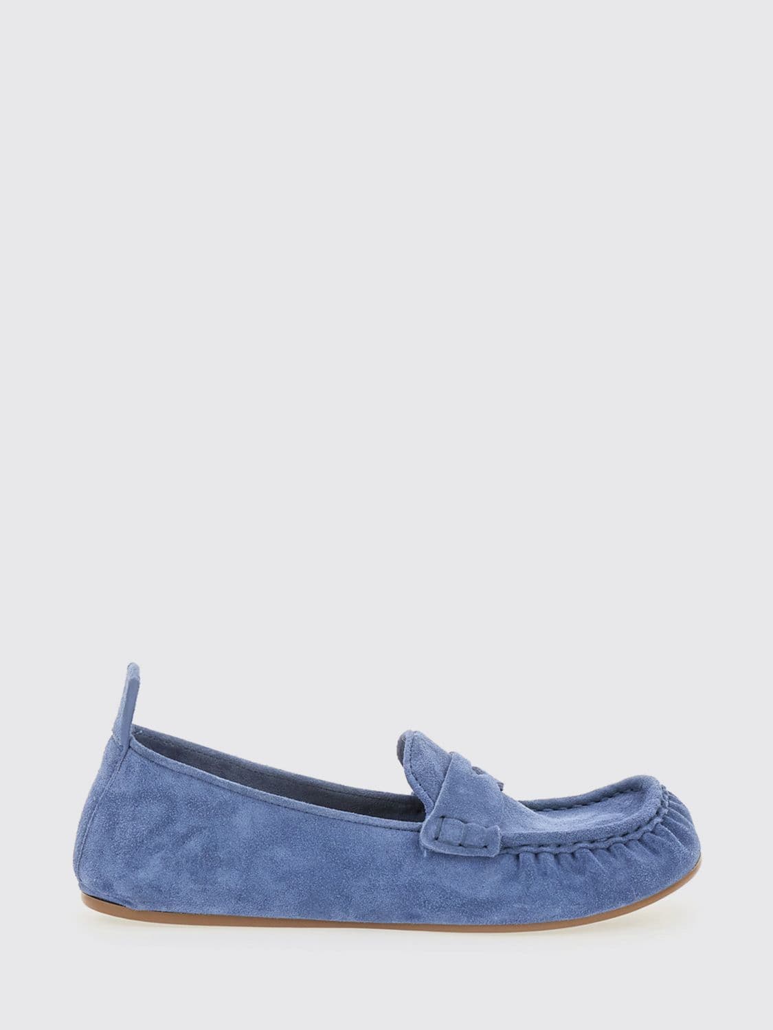 Acne Studios Suede Calfskin Loafers with a Durable Rubber Sole