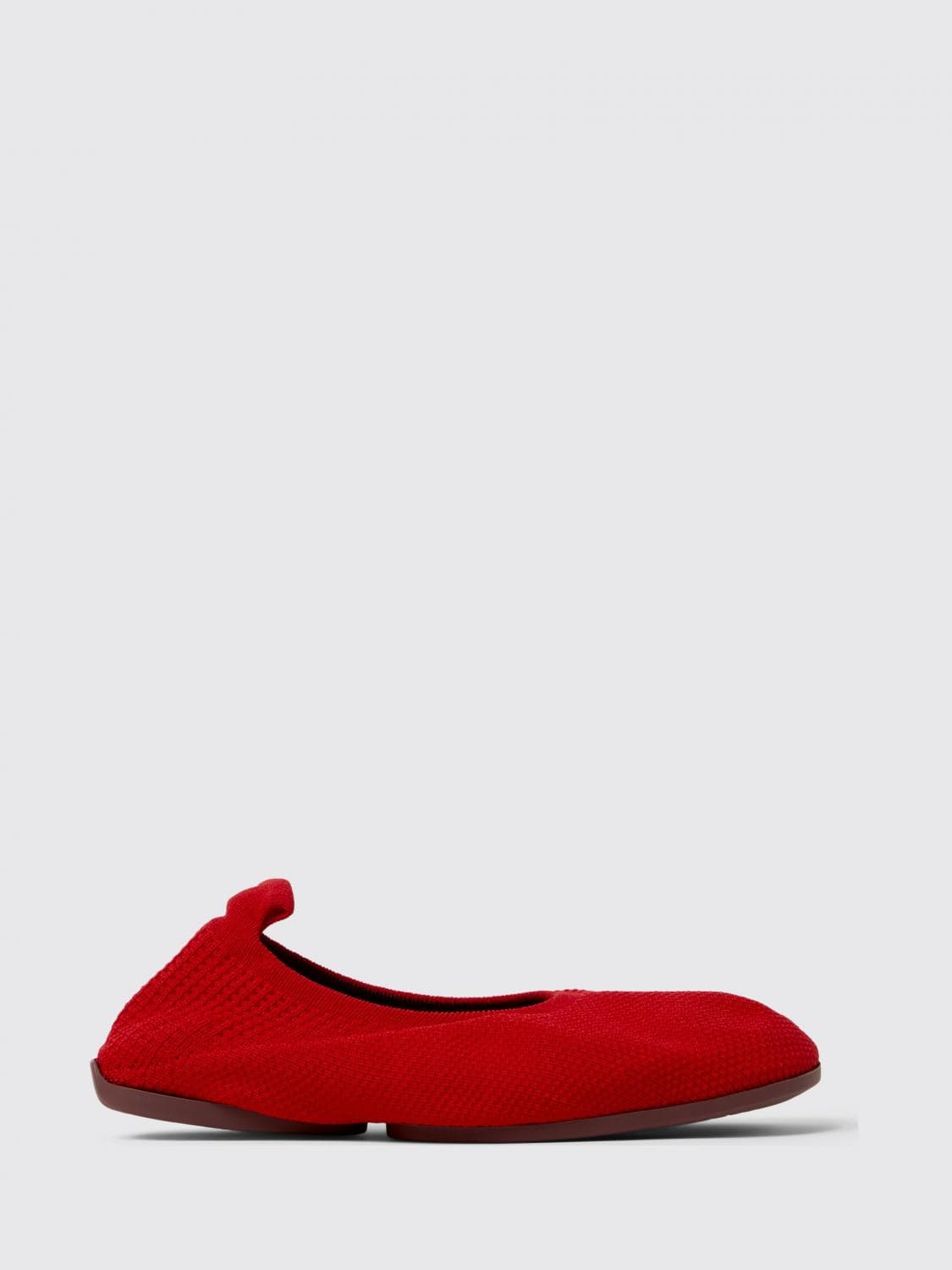 Camper Right Niko Ballet Flats in Recycled Fabric with an Elasticated Heel