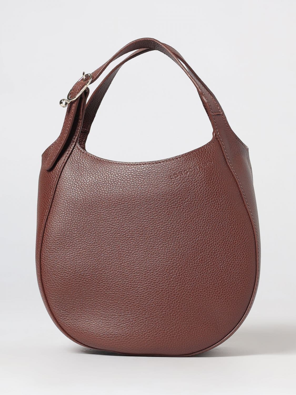 Longchamp Le Foulonné Toile Mini Grained Leather Tote Bag with Embossed Logo · OS