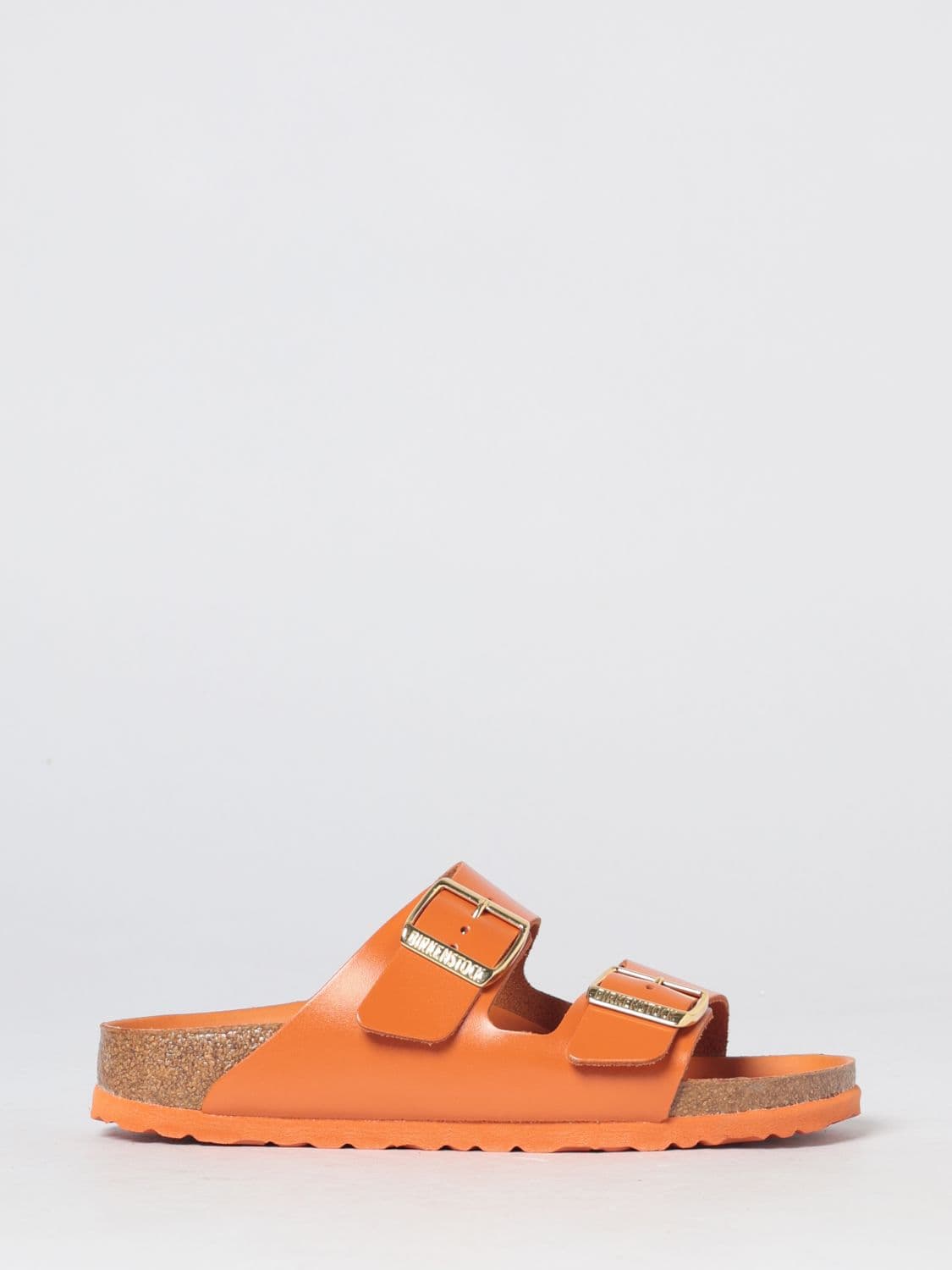 Birkenstock Arizona Smooth Leather Sandals with Double Buckles