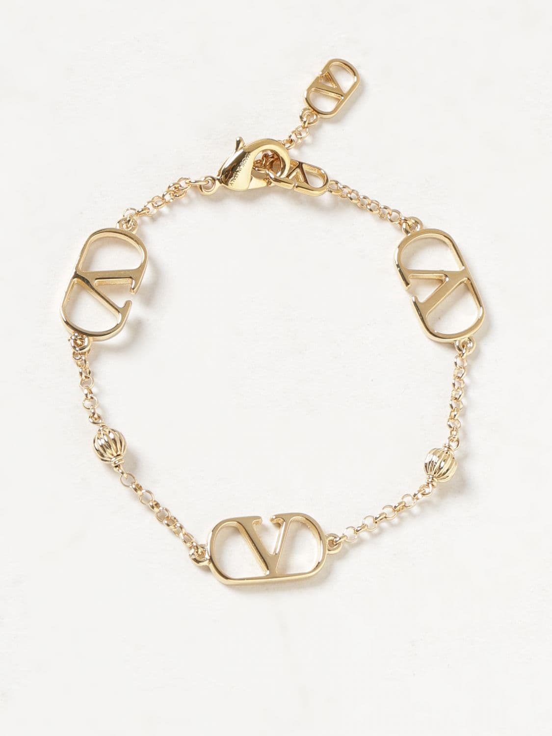 Valentino Garavani VLogo Signature Detail Metal Bracelet