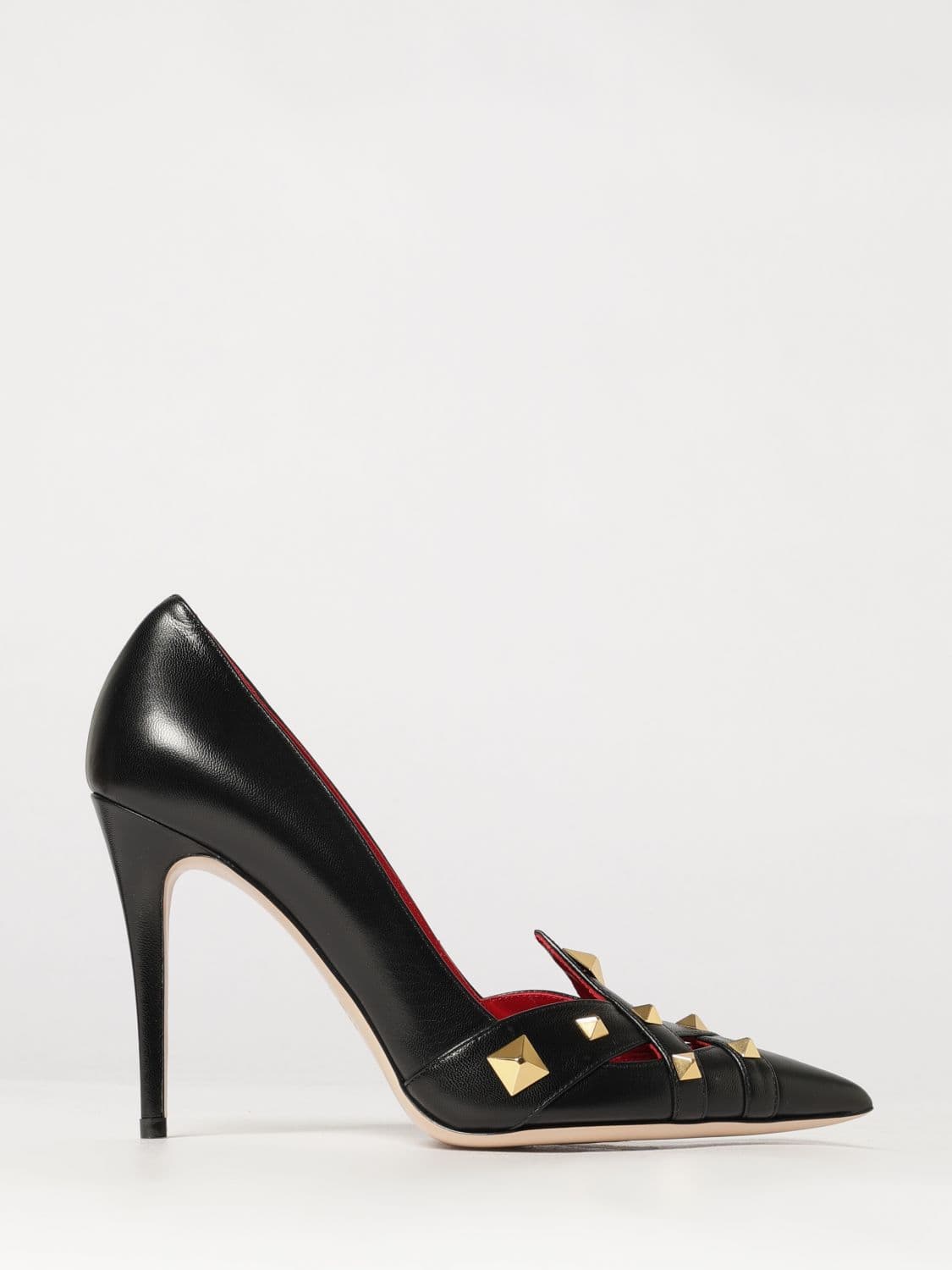 Valentino Garavani Studded Nappa Leather Pumps with a High Stiletto Heel