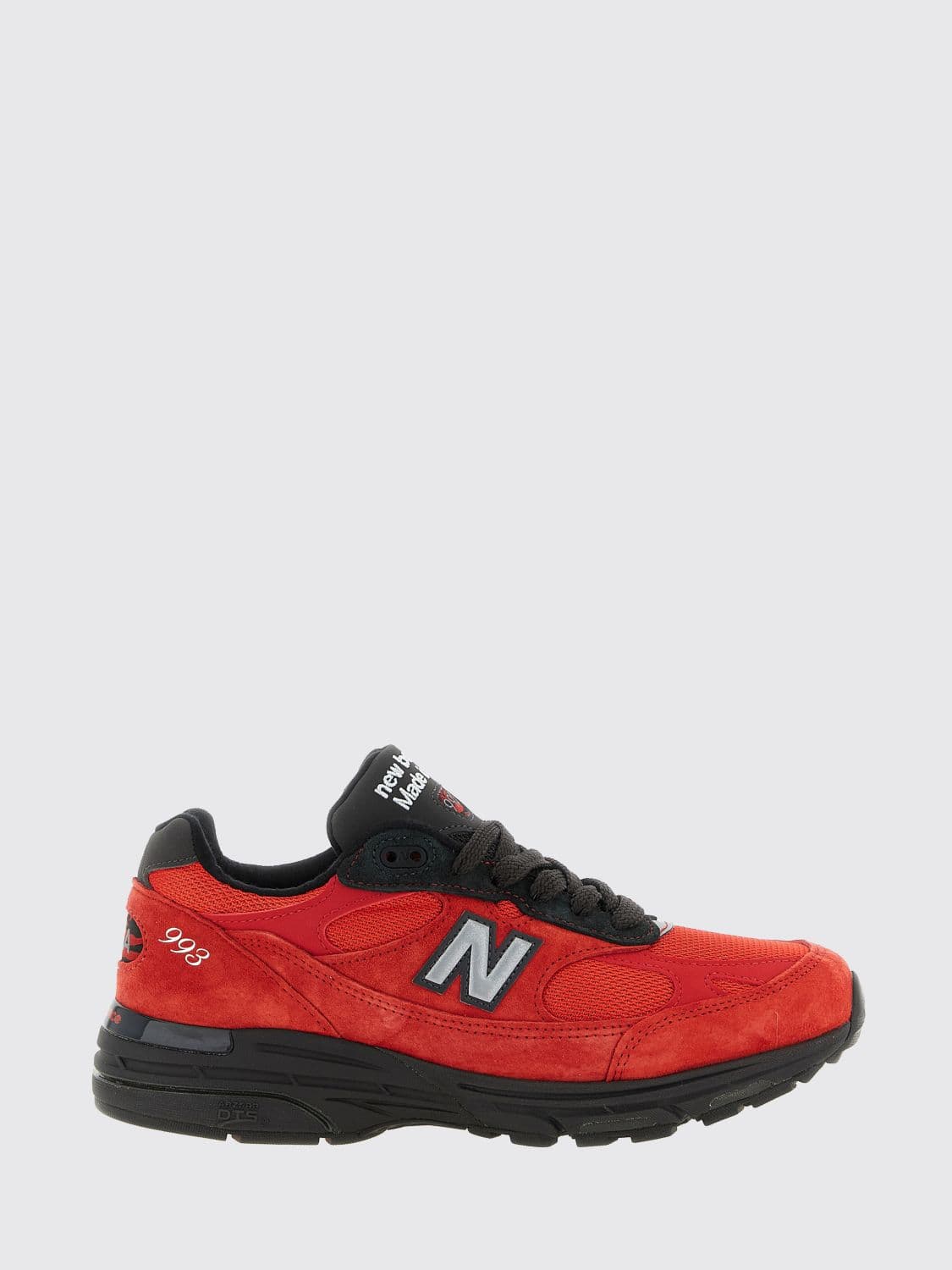 New Balance Made in USA 993 Suede and Mesh Trainers with Cushioning