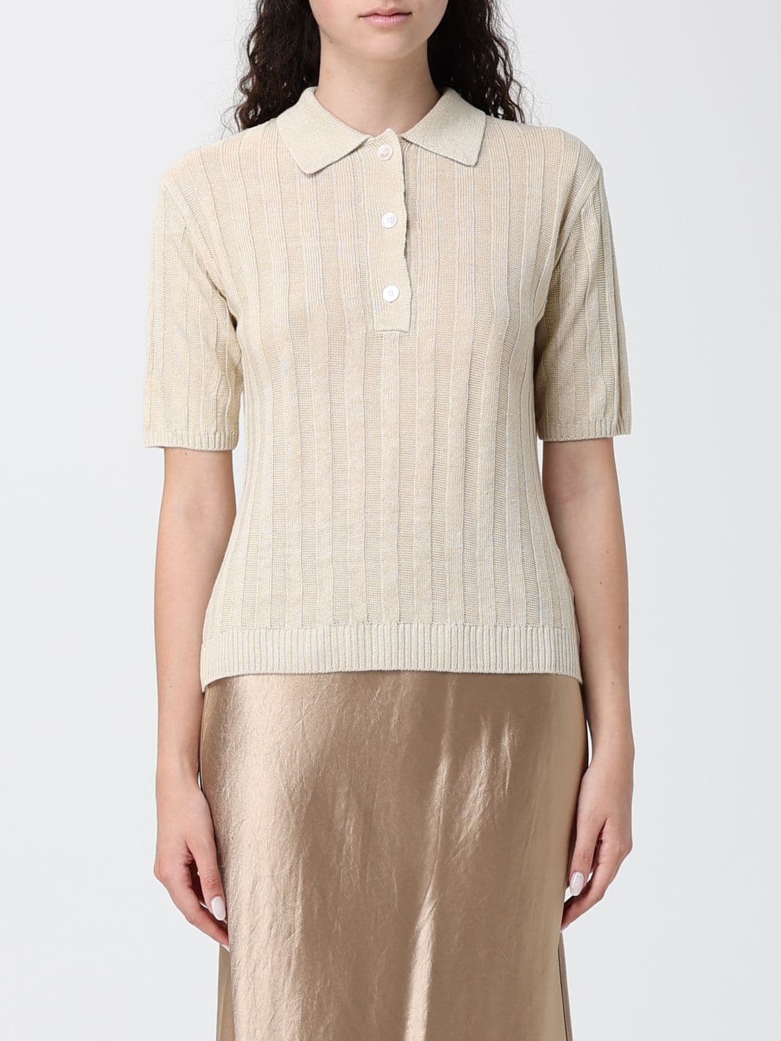 Mm Max Mara Polo Shirt Woman color White