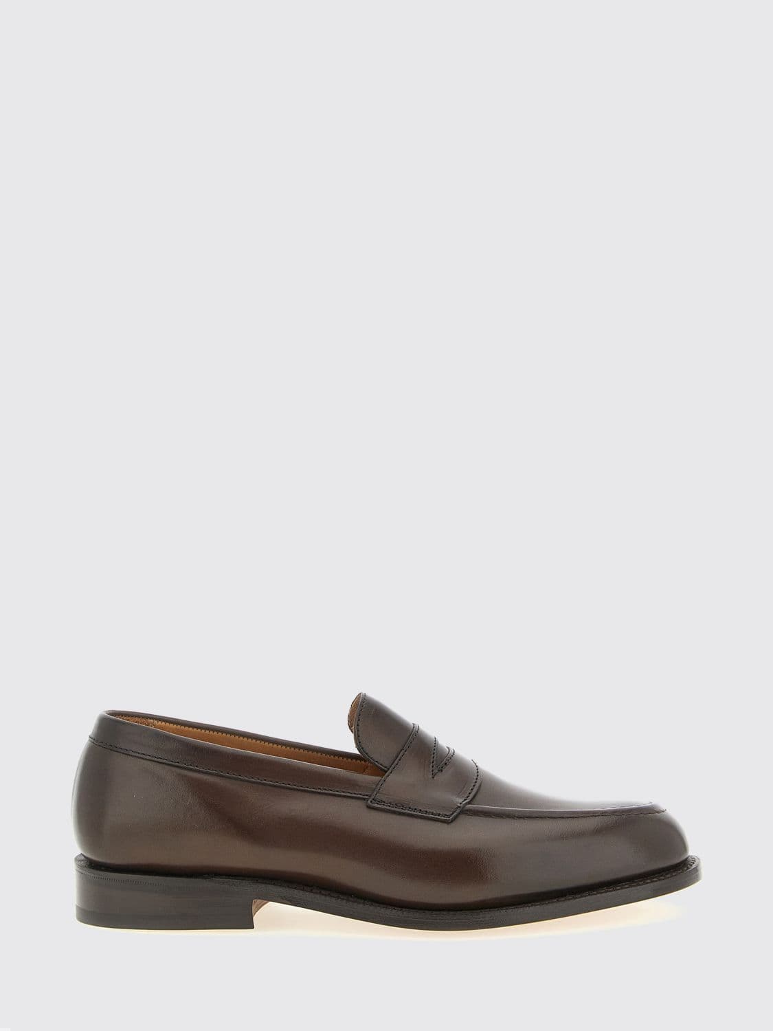 Trickers Tricker's Harvard Smooth Leather Penny Loafers with Round Toe