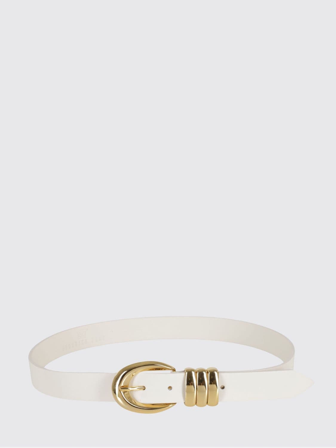 Federica Tosi Emily Smooth Leather Belt with Pin Buckle · ML