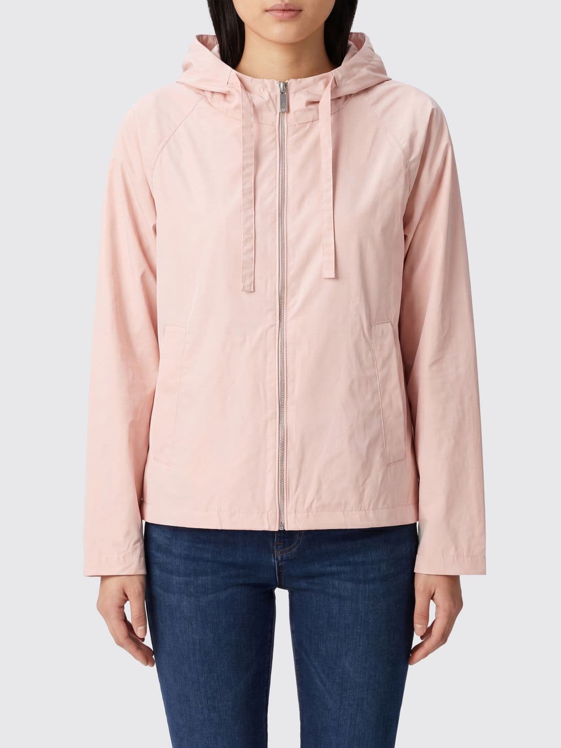 Oof Wear Short Technical Fabric Windbreaker Jacket with Hood and Zip Closure · XS