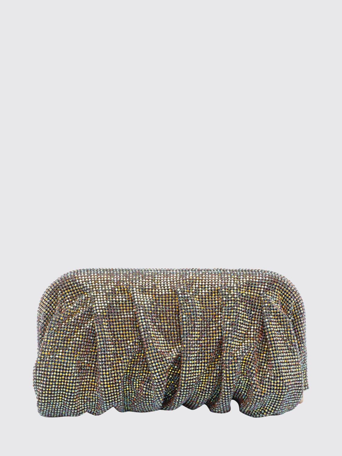 Benedetta Bruzziches Venus La Grande Draped Clutch Bag with Set Rhinestones · OS