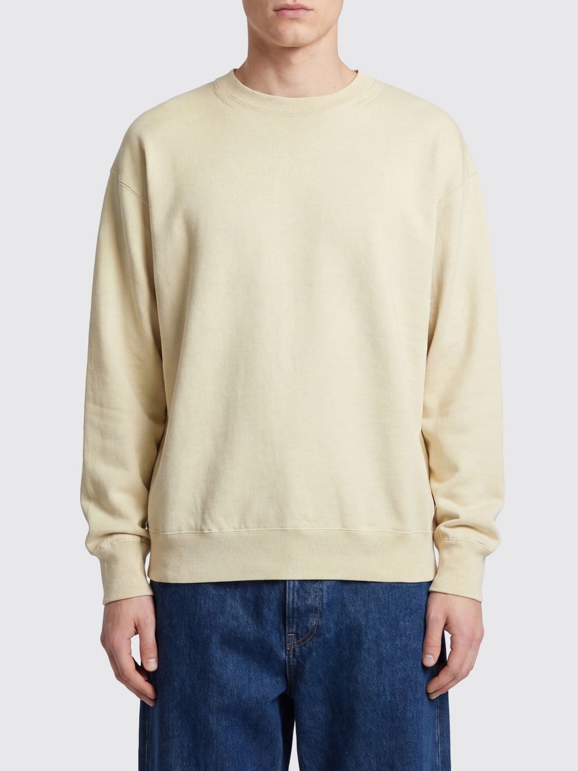 Auralee Relaxed Fit Long-Sleeved Cotton Crewneck Sweatshirt · 3