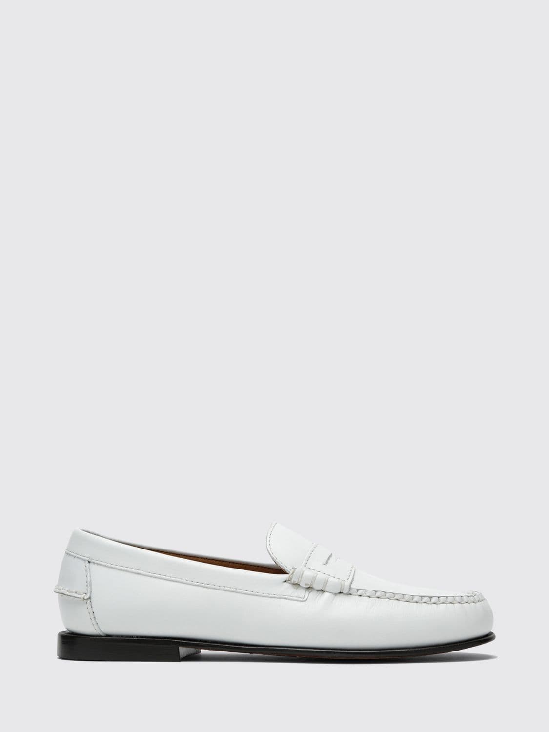 Sebago Danielle College-Style Smooth Leather Penny Loafers