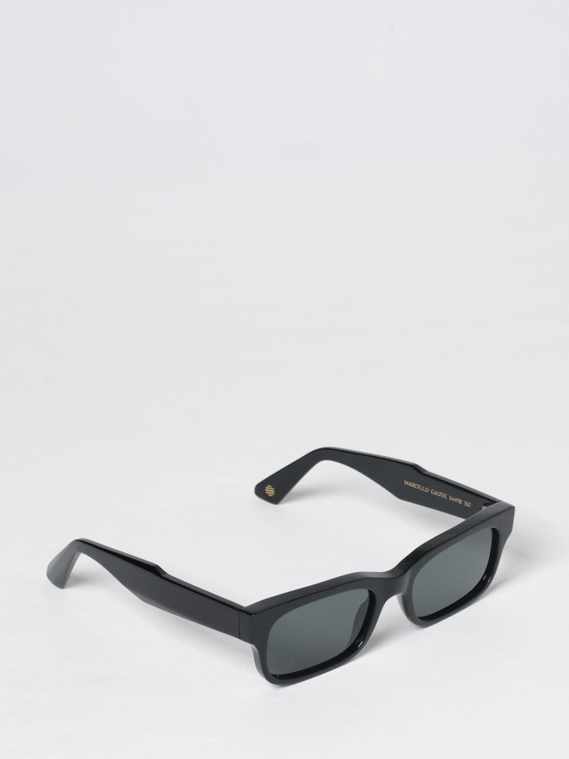 Ophy X Borsalino Marcello Rectangular Acetate Sunglasses with Logo