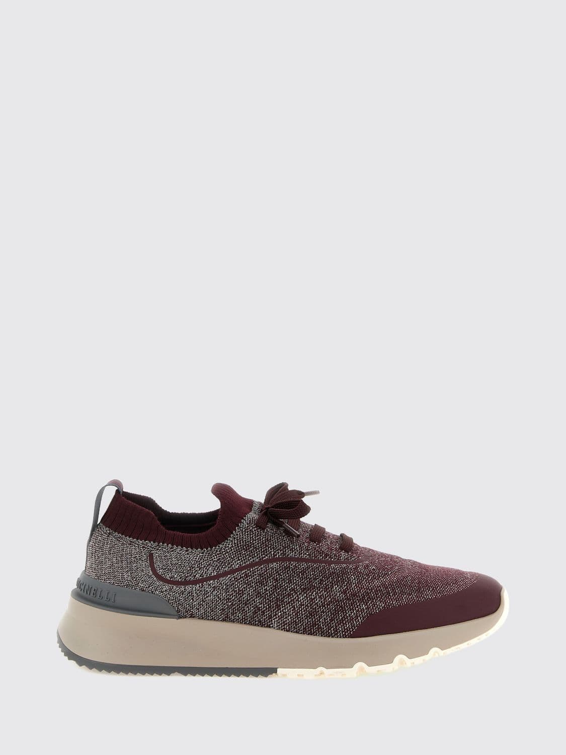 Brunello Cucinelli Bicolour Stretch Technical Fabric Low-Top Trainers · 40
