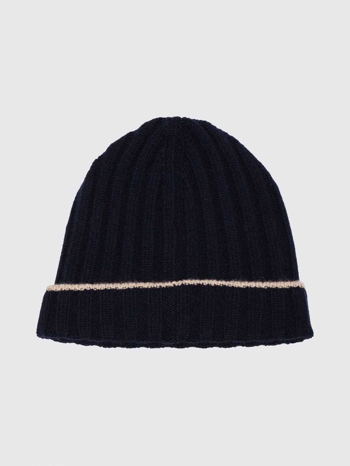 Brunello Cucinelli Ribbed Pure Cashmere Beanie with Cuff