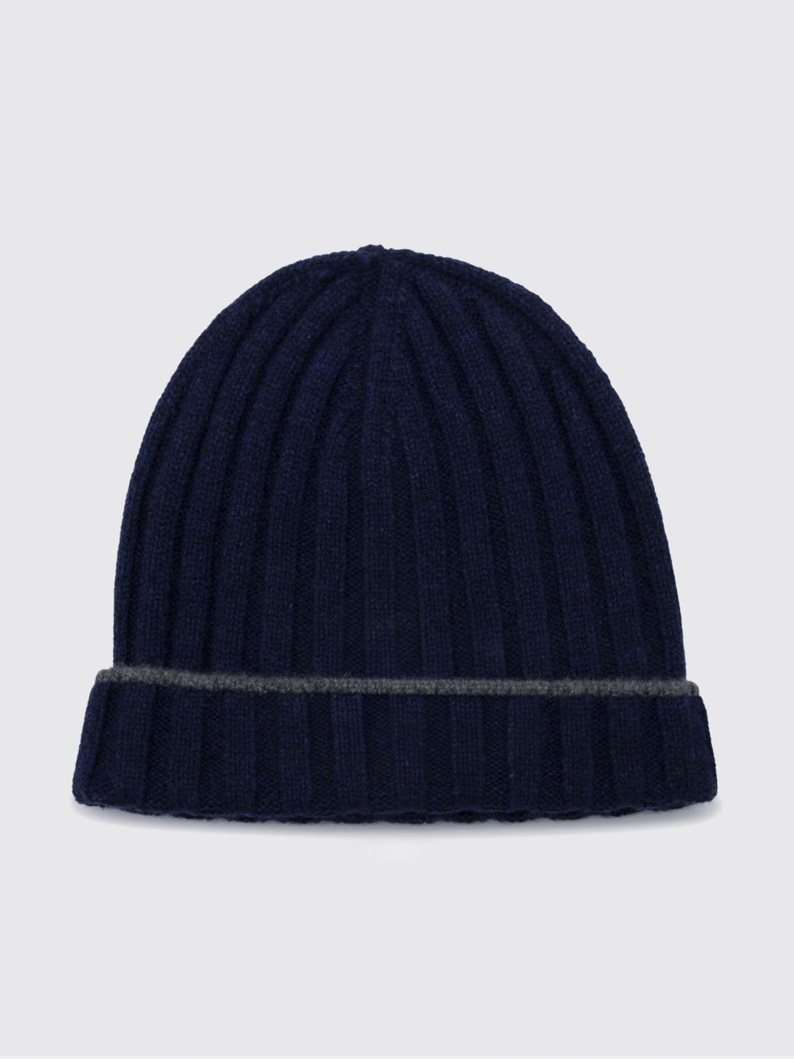 Brunello Cucinelli Ribbed Pure Cashmere Beanie with Cuff