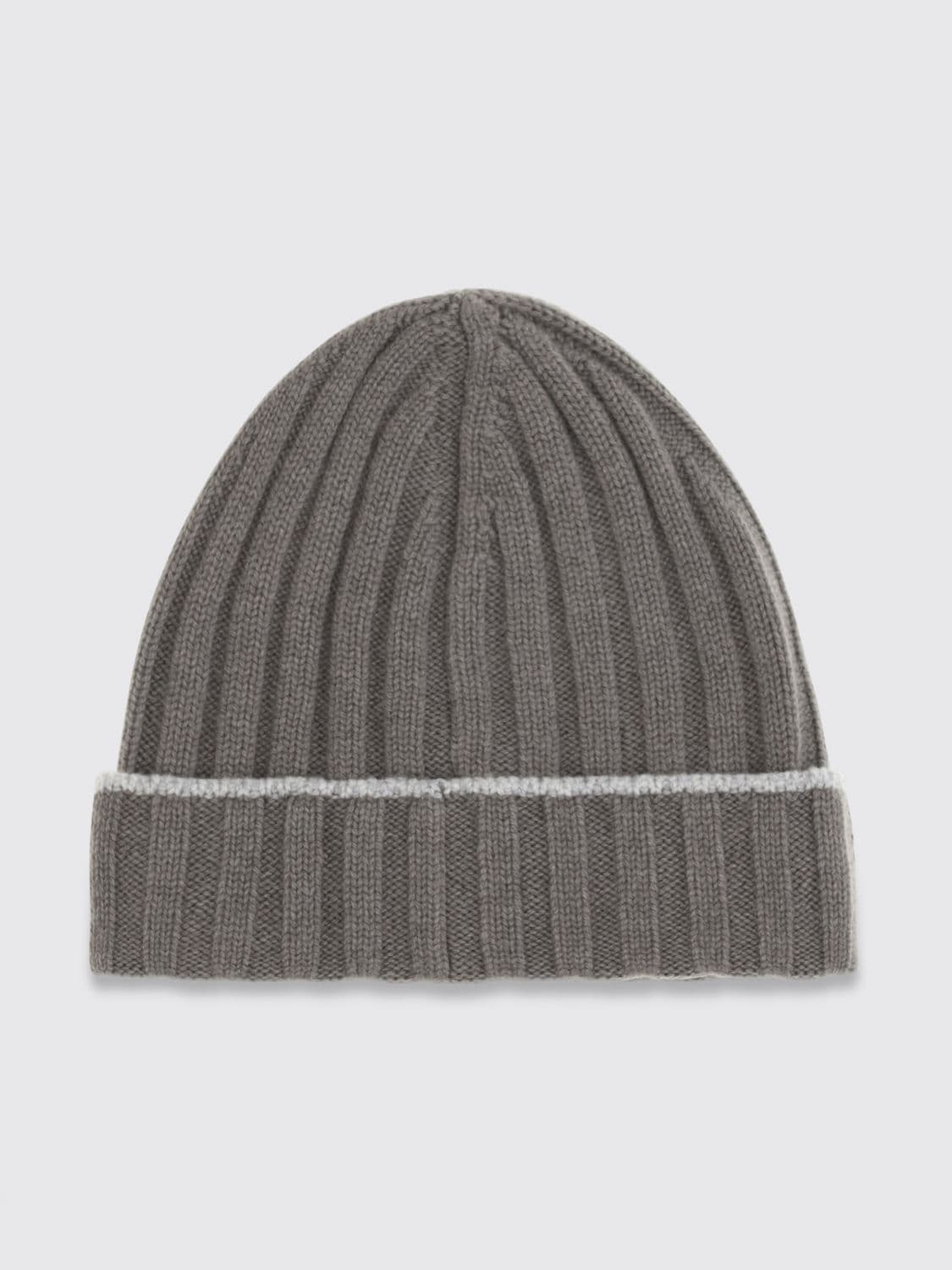 Brunello Cucinelli Ribbed Pure Cashmere Beanie with Cuff