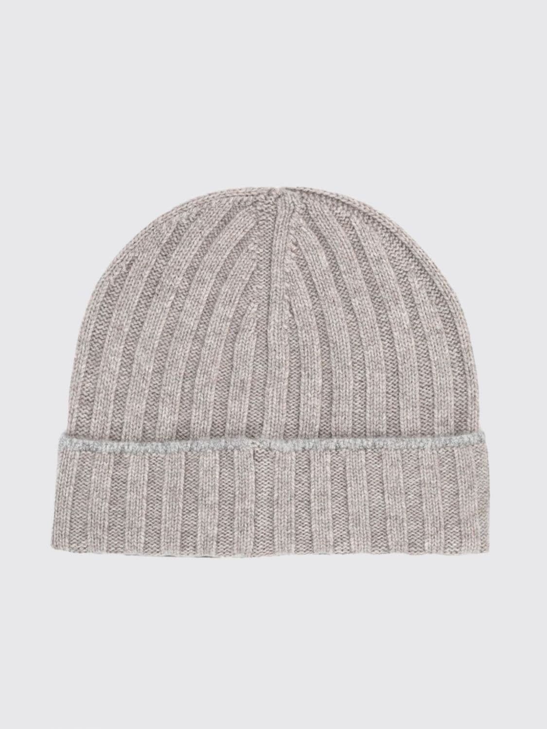 Brunello Cucinelli Ribbed Pure Cashmere Beanie with Cuff
