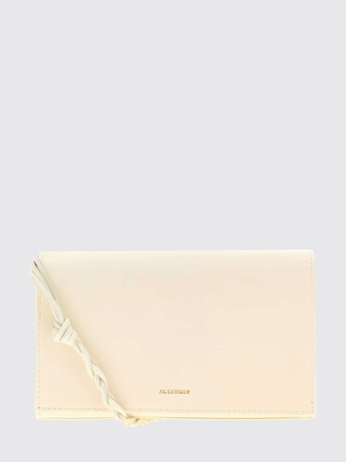 Jil Sander Tangle Mini Leather Crossbody Bag with Braided Strap
