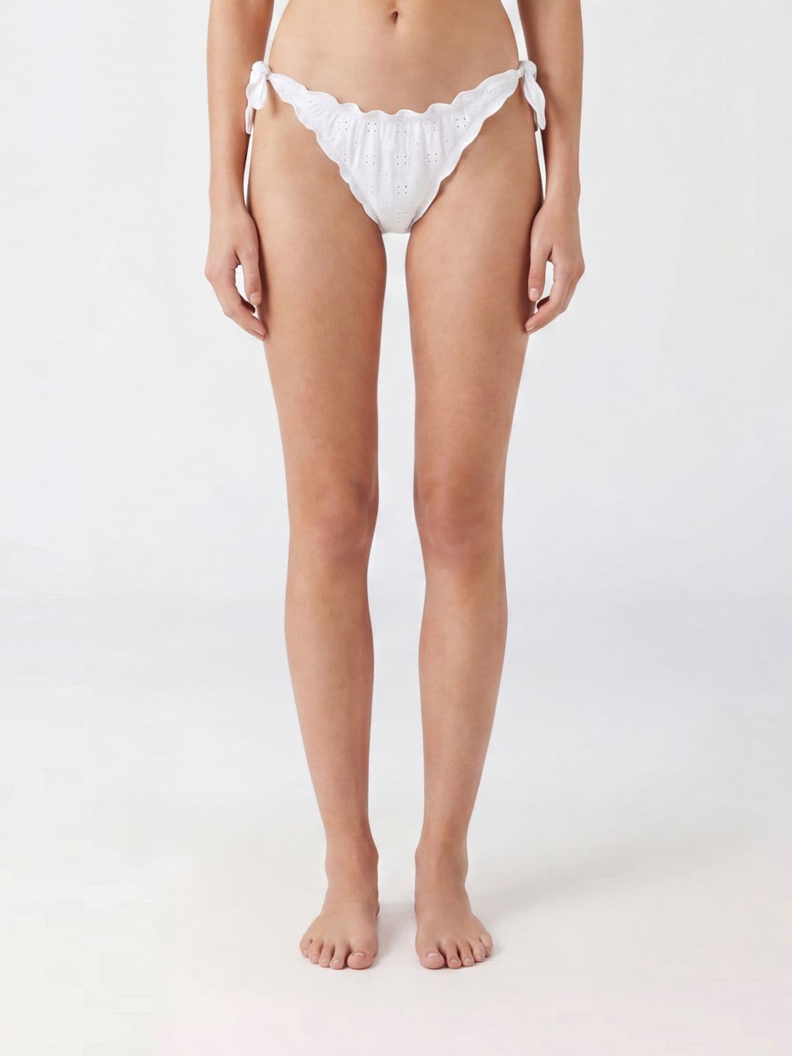 Mc2 Saint Barth Low-Rise Bikini Bottoms with Adjustable Side Ties