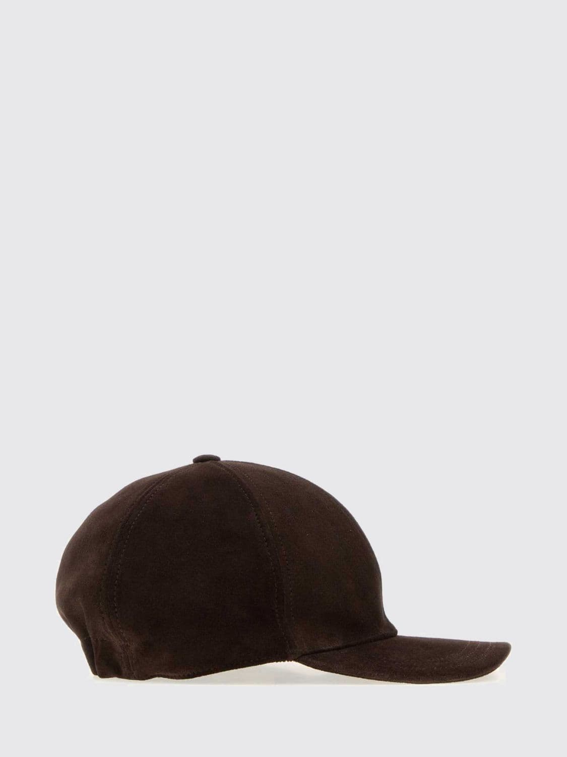 Valentino Garavani Suede Baseball Cap with VLogo Signature
