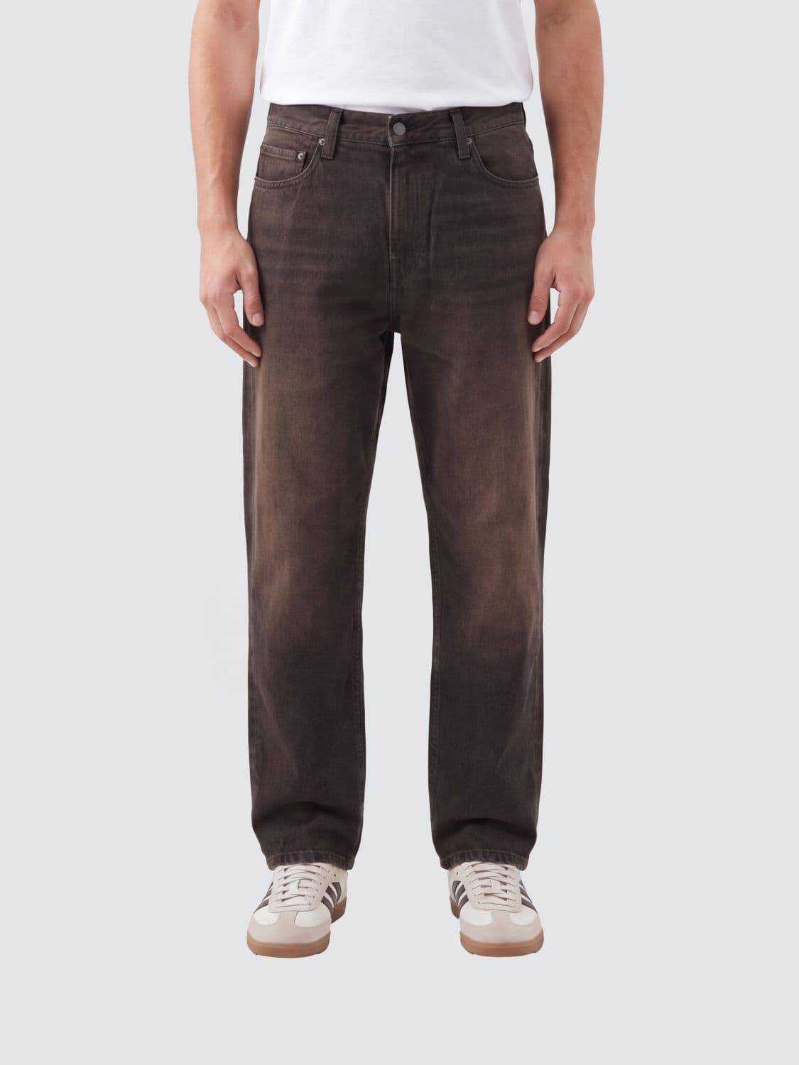 Carhartt Wip Aaron Tapered Fit Cotton Denim Jeans