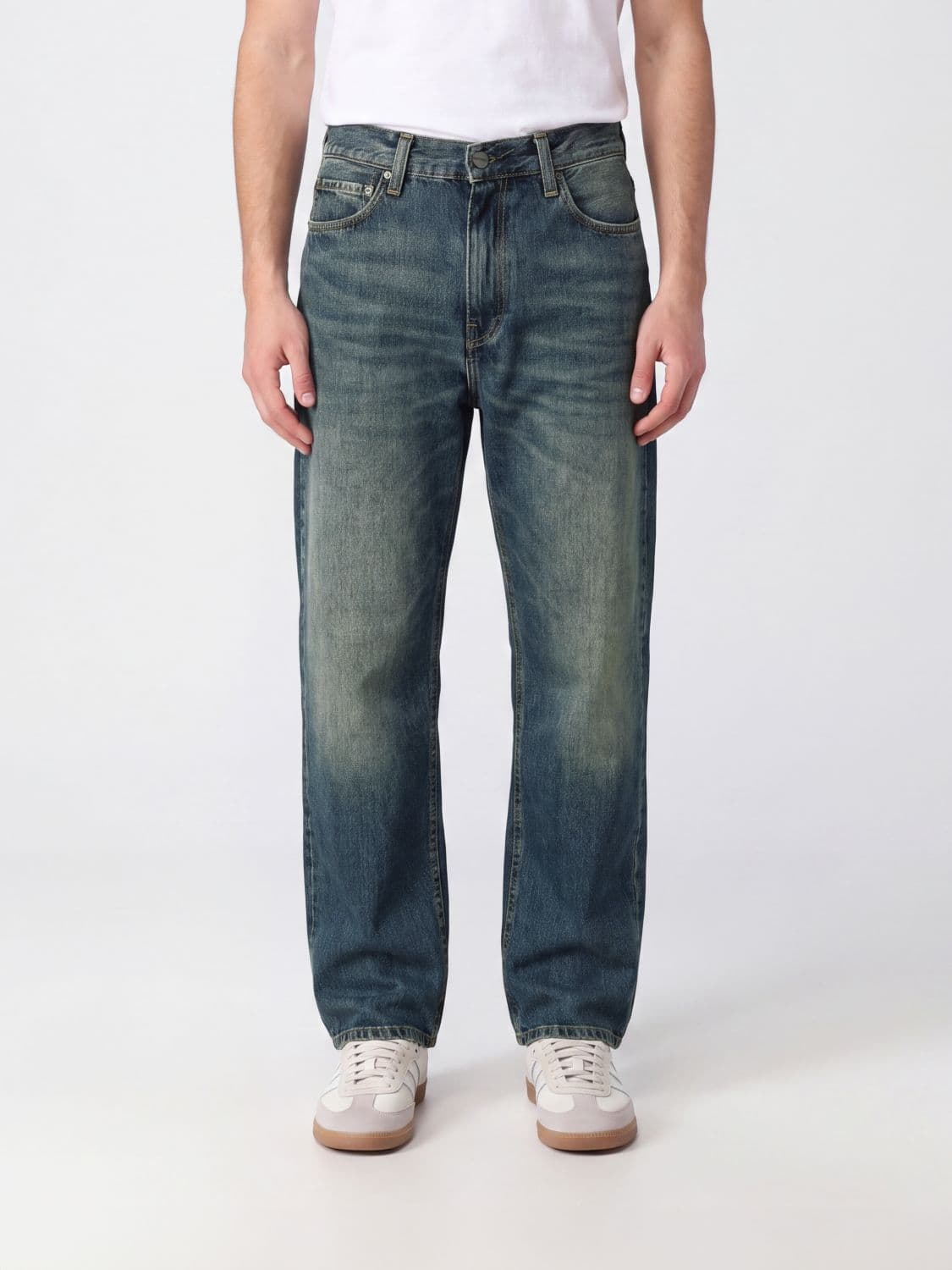 Carhartt Wip Aaron Tapered Fit Cotton Denim Jeans