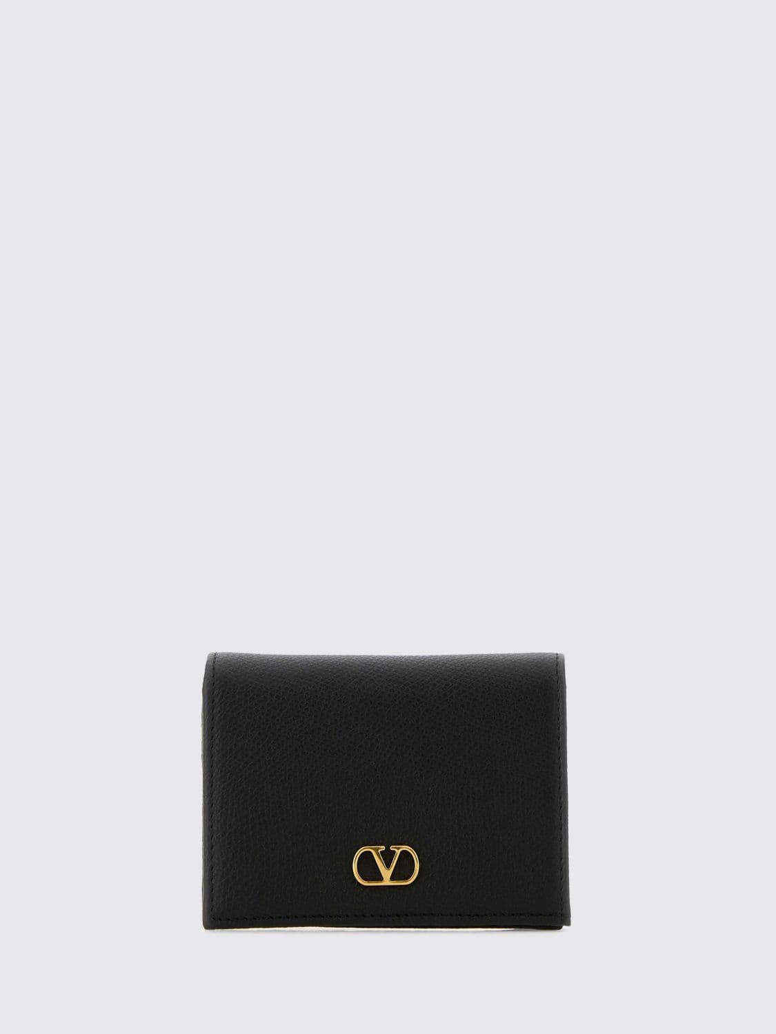 Valentino Garavani VLogo Signature Grained Calfskin Wallet