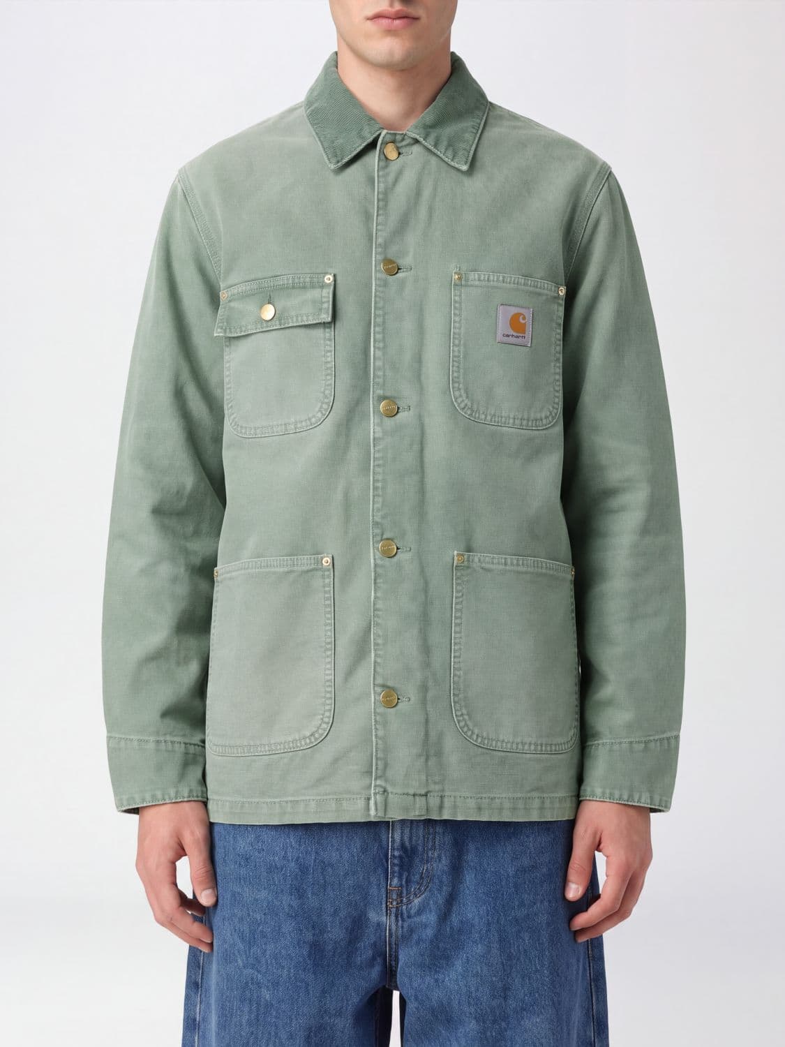 Carhartt Wip OG Chore Jacket in Organic Cotton with Velvet Collar