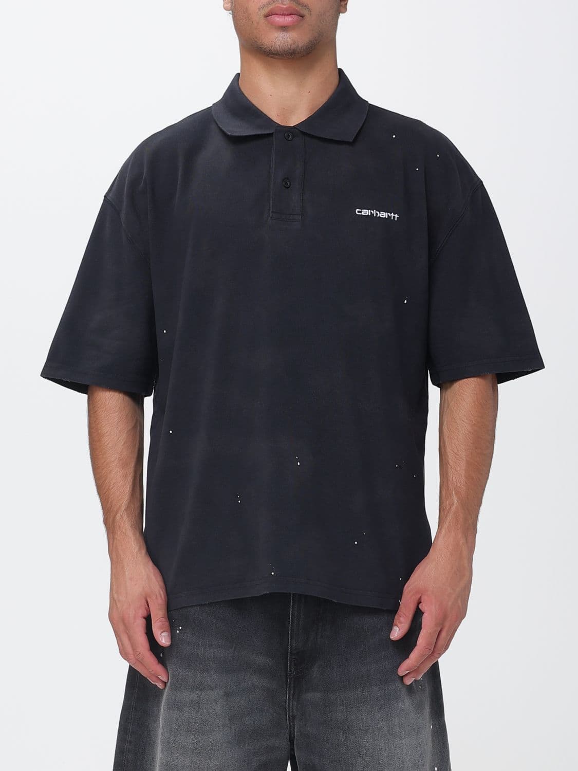 Carhartt Wip Relaxed Fit Short-Sleeve Cotton Polo Shirt